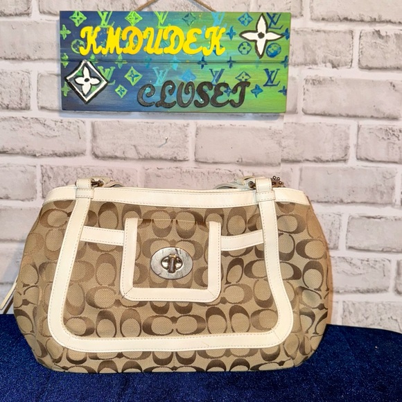 Coach Handbags - Coach 2010 Cricket Signature Jacquard Handbag